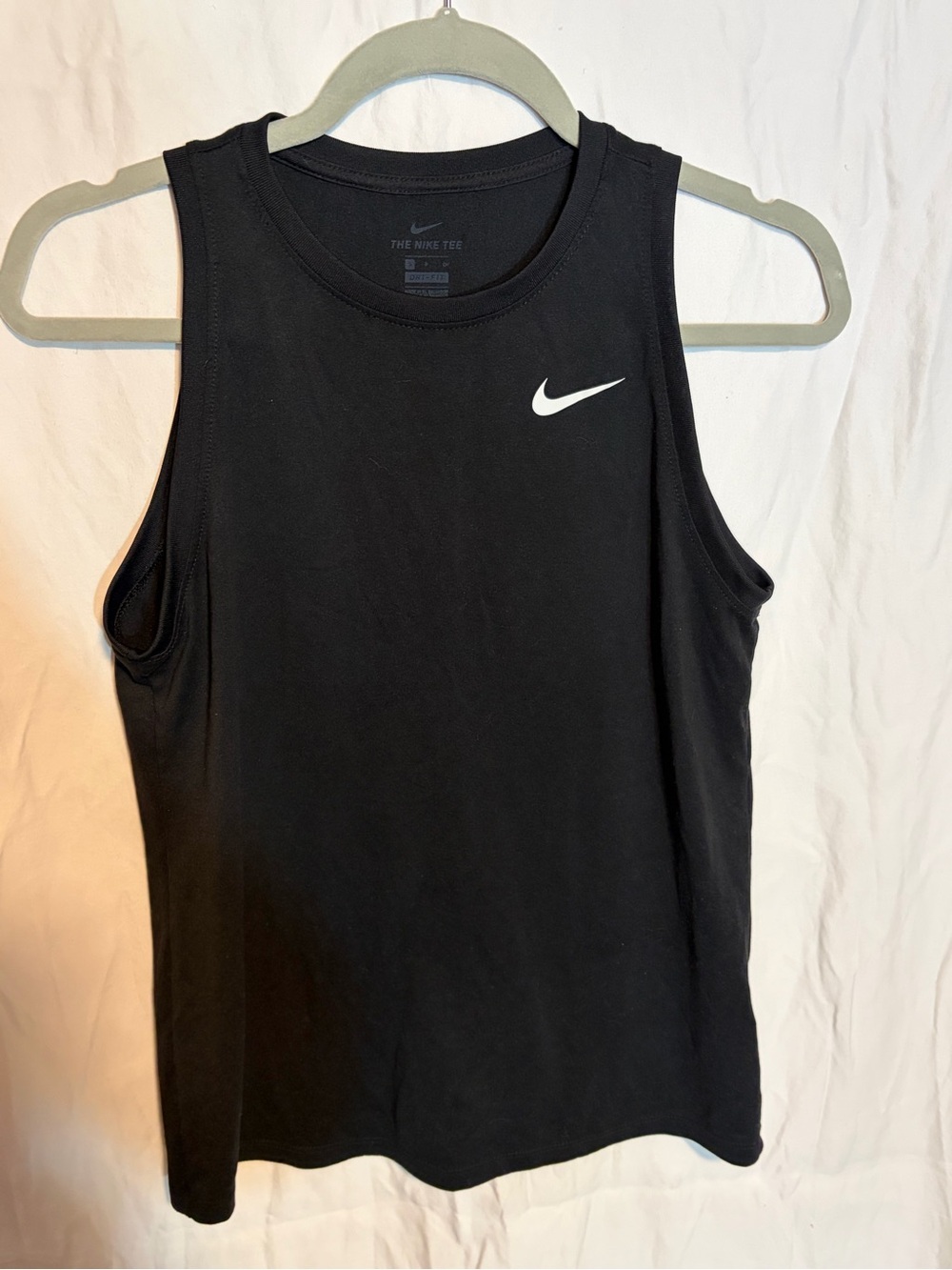 Nike Dri-Fit Black Sports Tank, size small